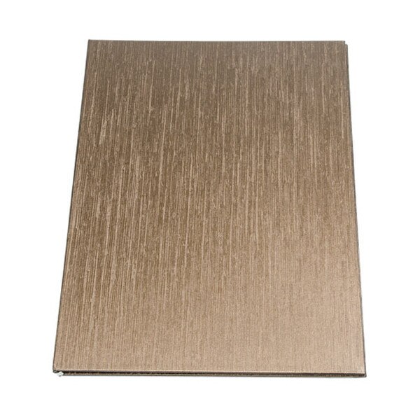Image of Line Textured Brown Menu Book 1