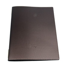Brown Vinyl Carbon Fiber Menu Cover