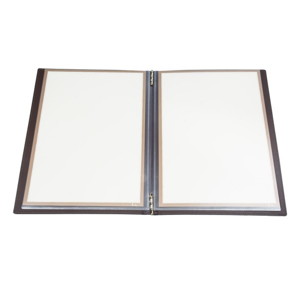 Image of Soft Matte Brown Menu Book 2