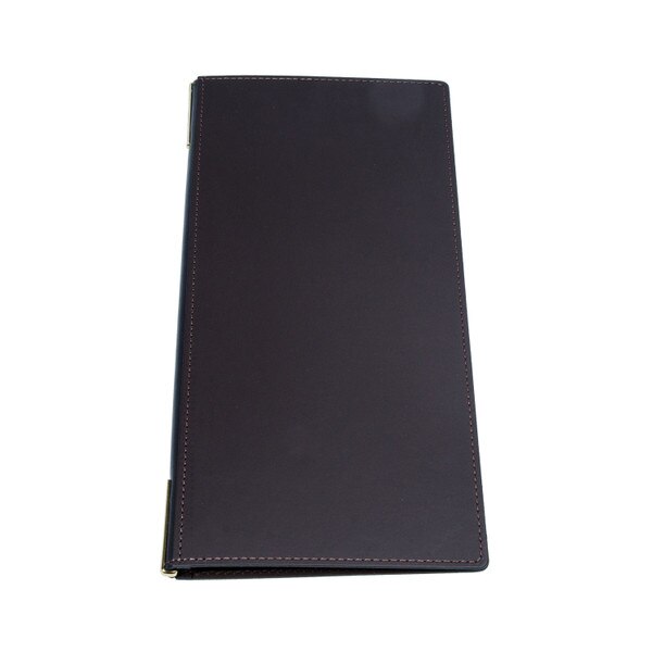 Image of Soft Matte Brown Skinny Menu Book 1