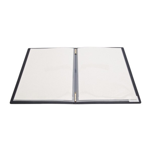 Image of Brown Leather Menu Cover 2