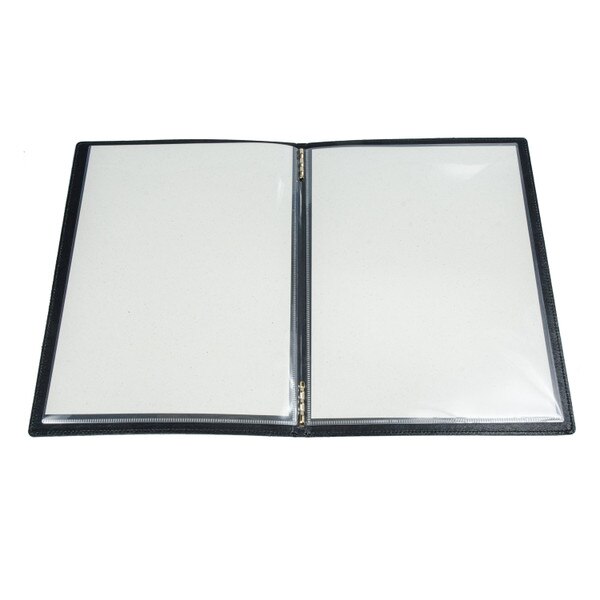 Image of Fine Crocodile Brown Menu Book 2