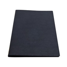 Black Synthetic Leather Menu Cover