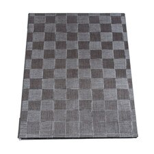 Checkered Brown Menu Cover