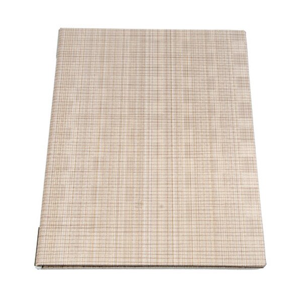 Image of Zipper Brown Menu Book 1