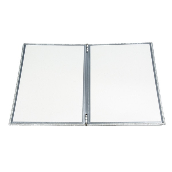 Image of Zipper Silver Menu Book 2