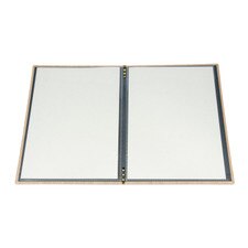 Wood Grain Natural Brown Menu Book