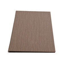 Brown Woven Menu Cover