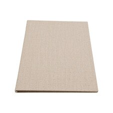 Beige Linen Menu Cover