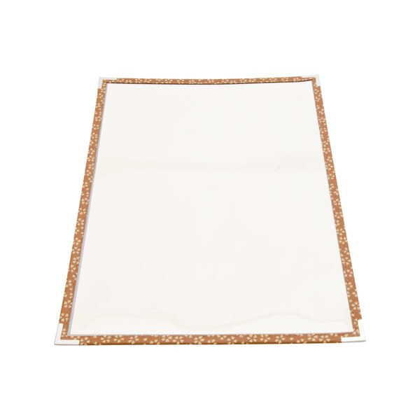 Image of Brown Sakura Menu Cover