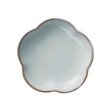 Cape Light Grey Blossom Plate 4.75"