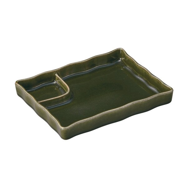 Image of Cape Rectangular plate with dipper 8.5"