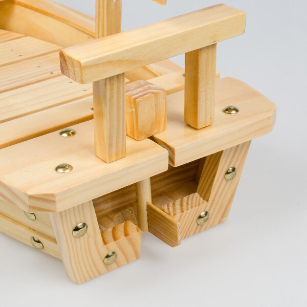 Image of Wooden Sushi Boat 24" 2