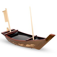 Plastic Nashiji Nami Sushi Boat