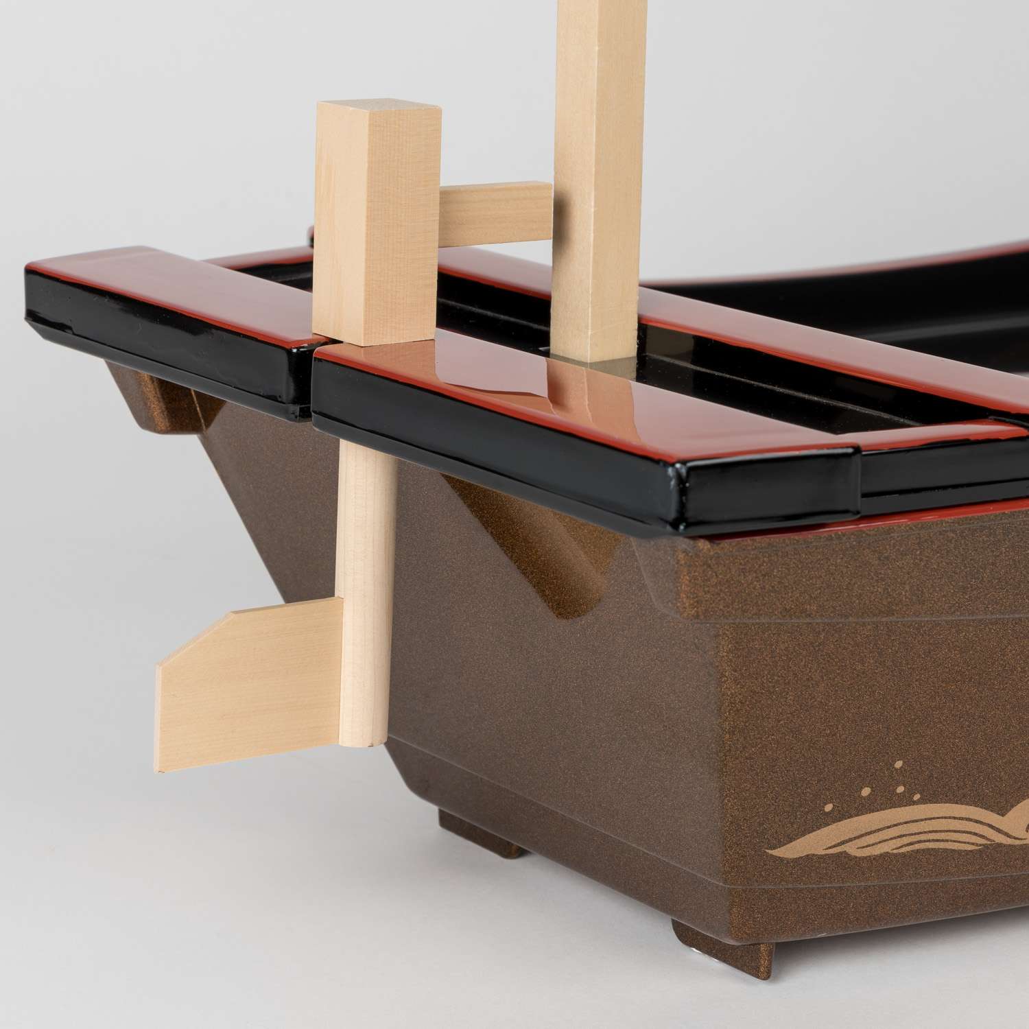 Plastic Nashiji Nami Sushi Boat | Korin