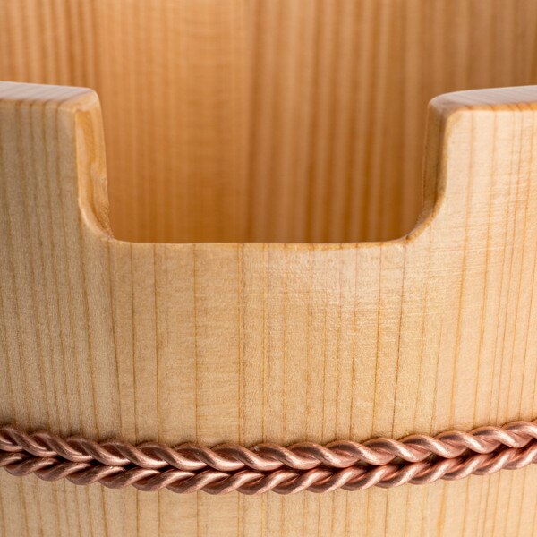Image of Sawara Cypress Wood Bottle Cooler 4