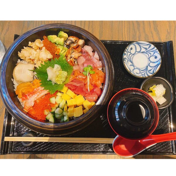 Image of Gold & Purple Sushi Oke 7.75" (20cm) 5