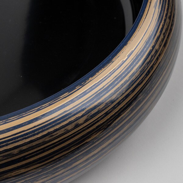 Image of Gold & Purple Sushi Oke 10" (25cm) 4