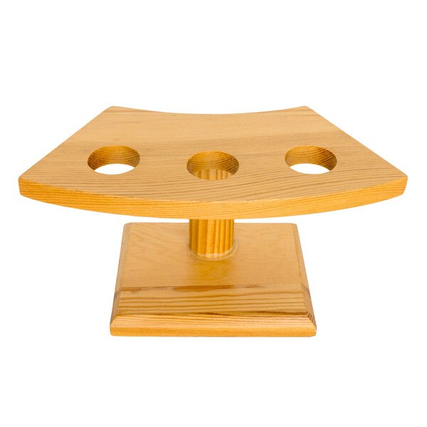 Image of Wooden Temaki Hand Roll Stand 3 Holes 1