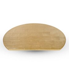 Washi Gold Leaf Half Moon Tray 14.5"