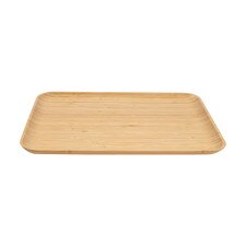 Natural Wood Rectangular Tray 12.75"