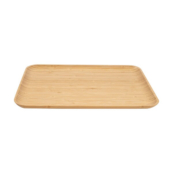 Image of Natural Wood Rectangular Tray 12.75"