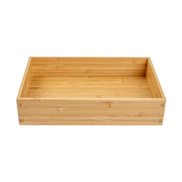 Image of Natural Wooden Bento Box 9" 1