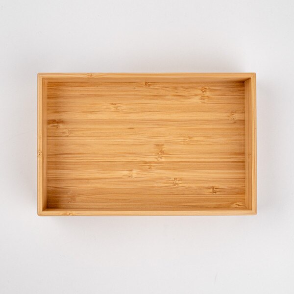 Image of Natural Wooden Bento Box 9" 2