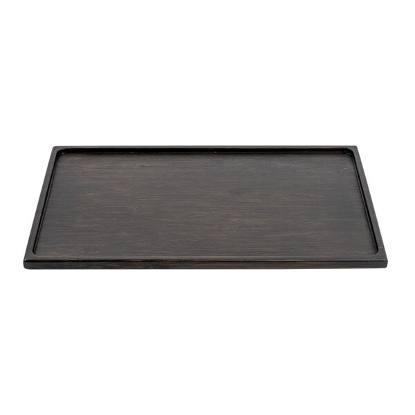 Image of Dark Wood Rectangular Lid 9"