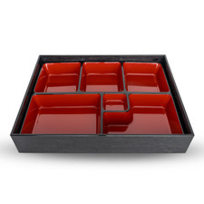 Black and Red Bento Box