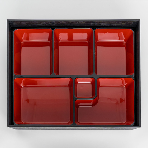 Image of Black and Red Bento Box 3