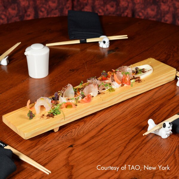 Image of Wooden Sushi Geta 17.75" 4
