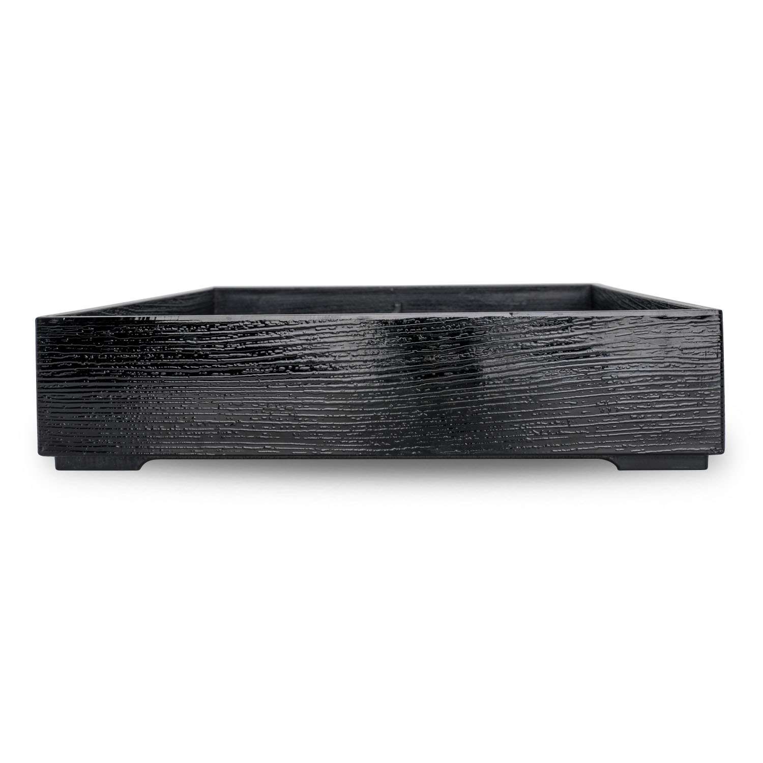 Black Bento Box with Cover and Divider 9.75