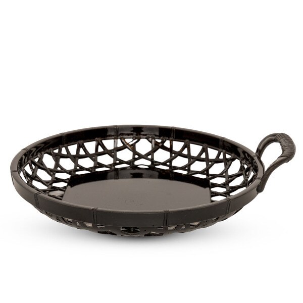 Image of Resin Brown Basket 6" 1