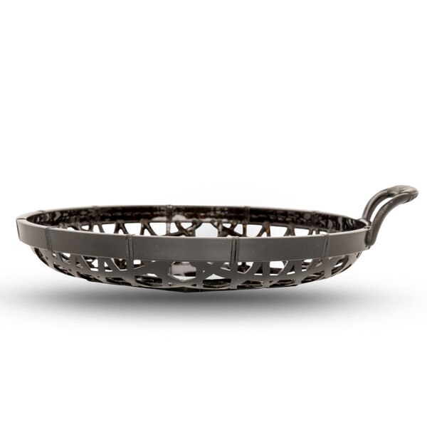 Image of Resin Brown Basket 6" 2