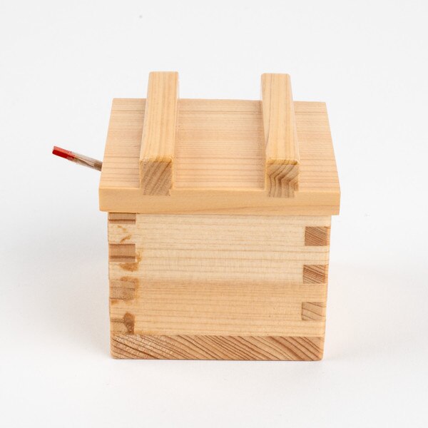 Image of Hinoki Wooden Spice Box w/ Lid & Spoon 2