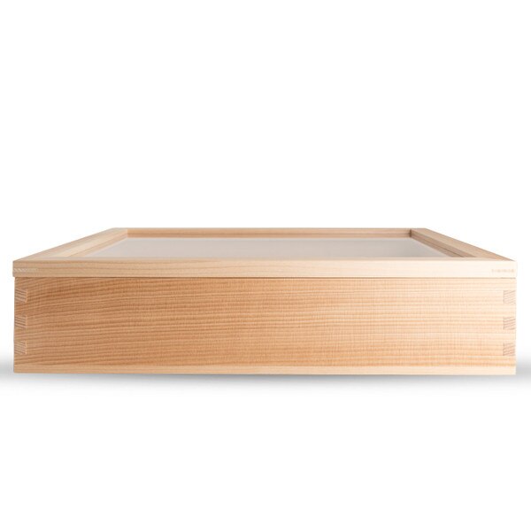 Image of Wooden Sushi Neta Case with Acrylic Cover 13.5" 2