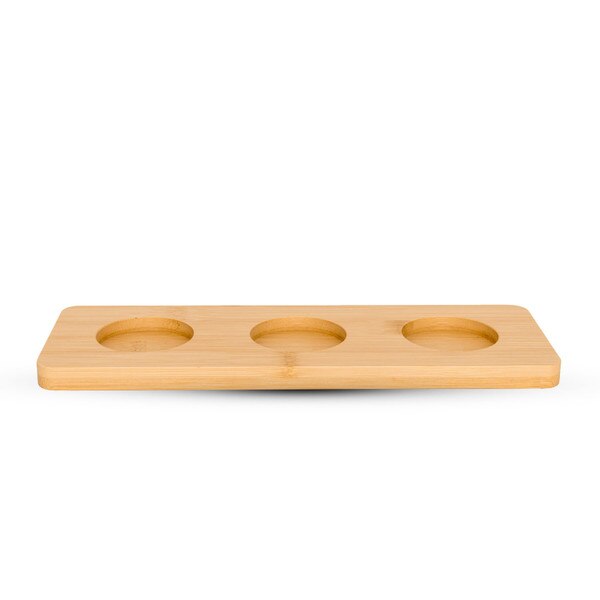 Image of Natural Bamboo 3 Slotted Flight Tray 1