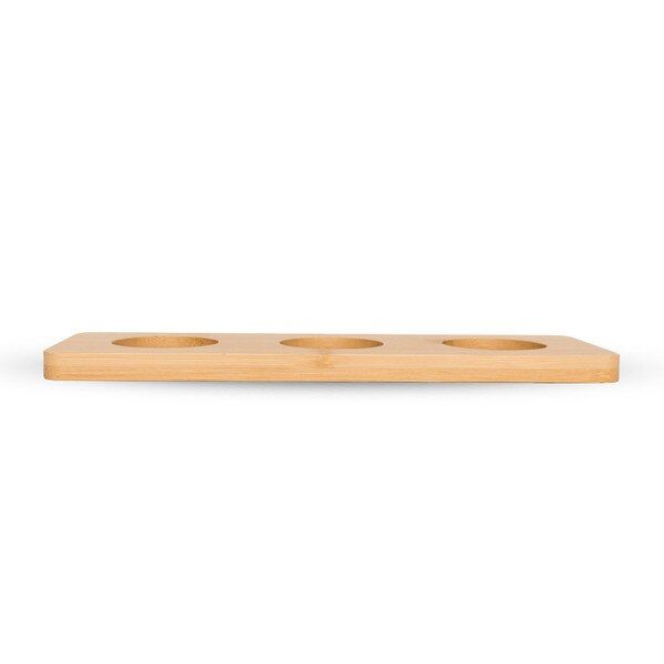 Image of Natural Bamboo 3 Slotted Flight Tray 2