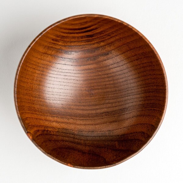 Image of Wooden Soup Bowl 4.25" 3