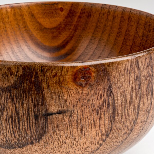 Image of Wooden Soup Bowl 4.25" 5
