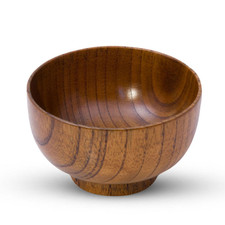 Wooden Soup Bowl 4.25"