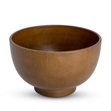 Resin Wood Grain Soup Bowl 4.75"