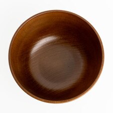 Resin Wood Grain Soup Bowl 4.75" hover-image