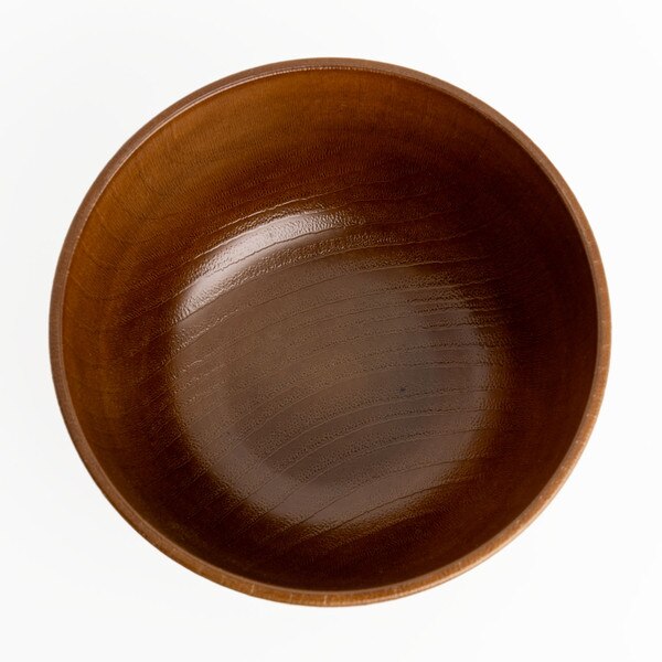 Image of Resin Wood Grain Soup Bowl 4.75" 3