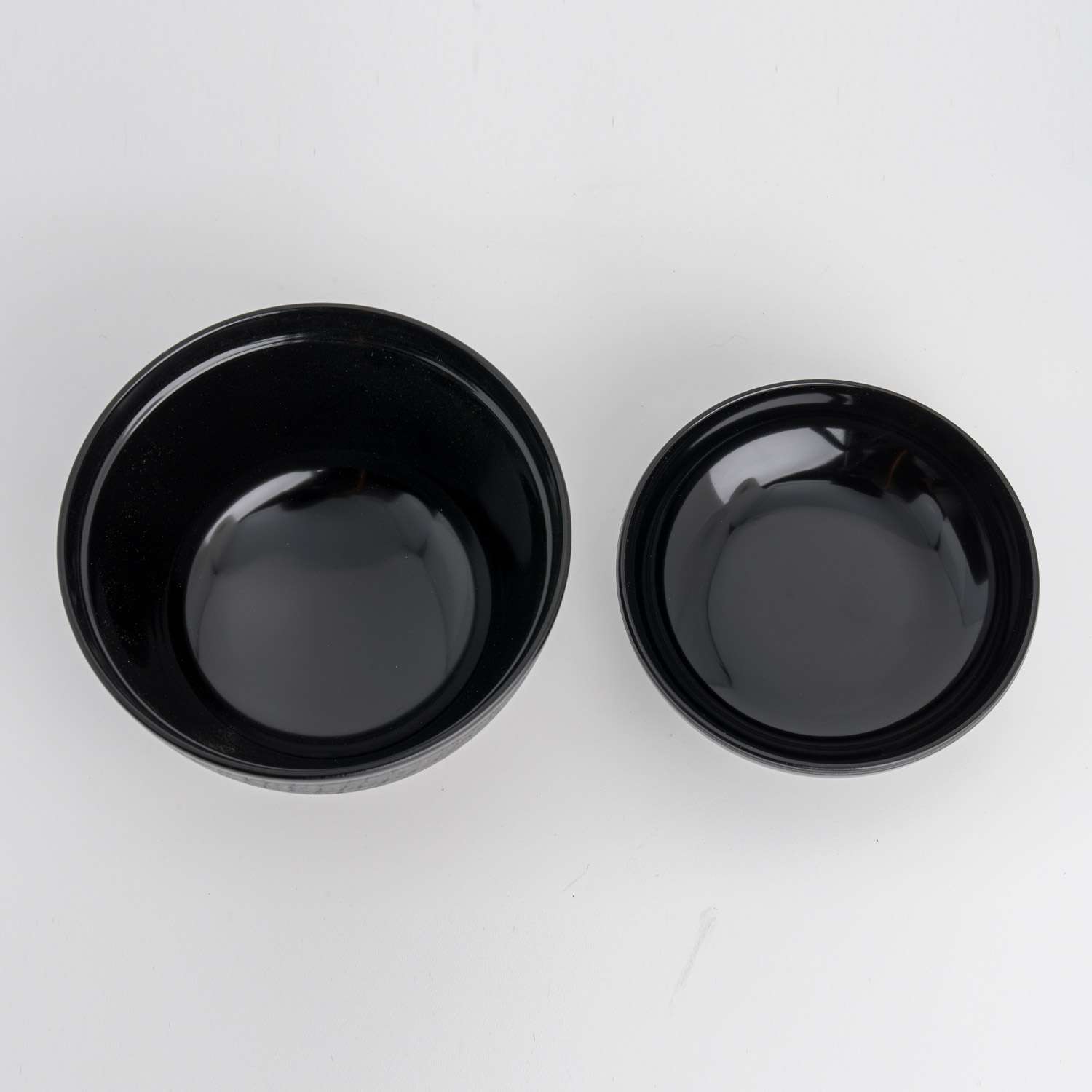 Resin Black Sekiju Lidded Soup Bowl 4