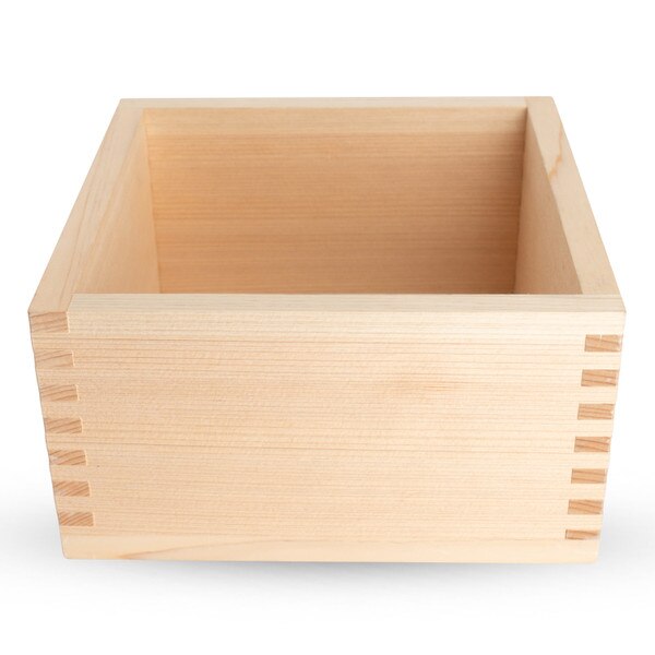 Image of Hinoki Wooden Sake Box 6.75" 1