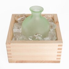 Hinoki Wooden Sake Box 5.75" hover-image