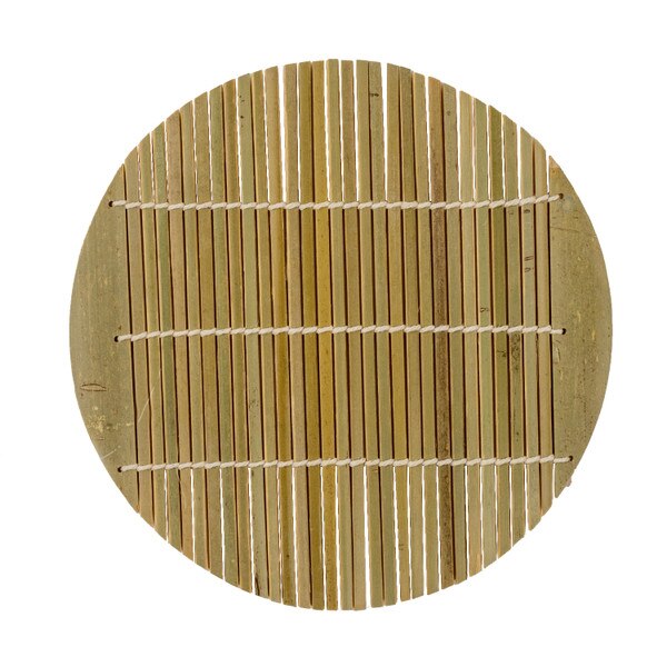 Image of Round Bamboo Mat 7.75" 1