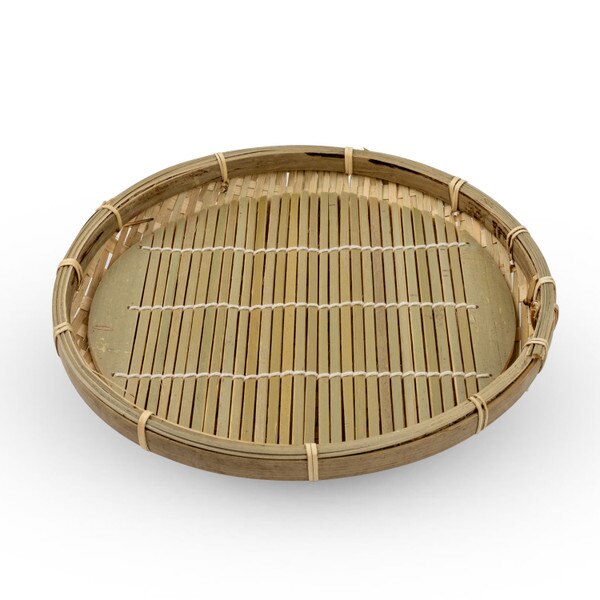 Image of Round Bamboo Matt 8.75" 1